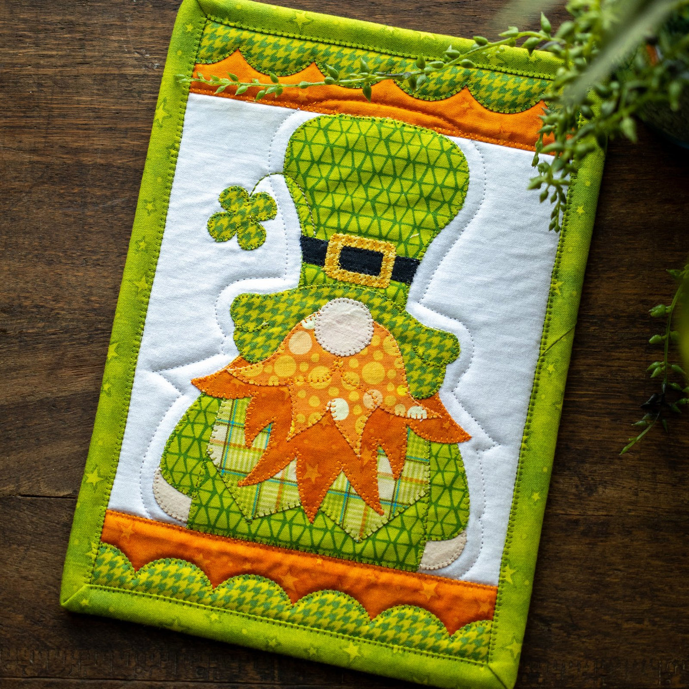 Irish Gnome Mug Rug Kit
