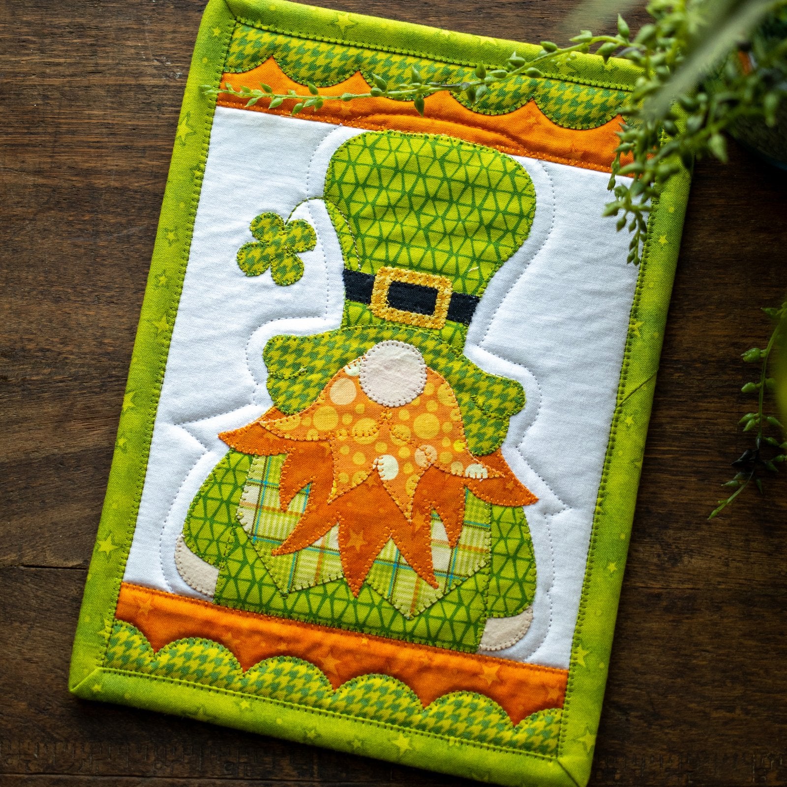 Irish Gnome Mug Rug Kit