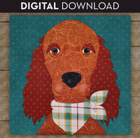 Irish Setter Applique