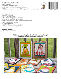 Jack-O'-Lantern Gnome Mug Rug Kit
