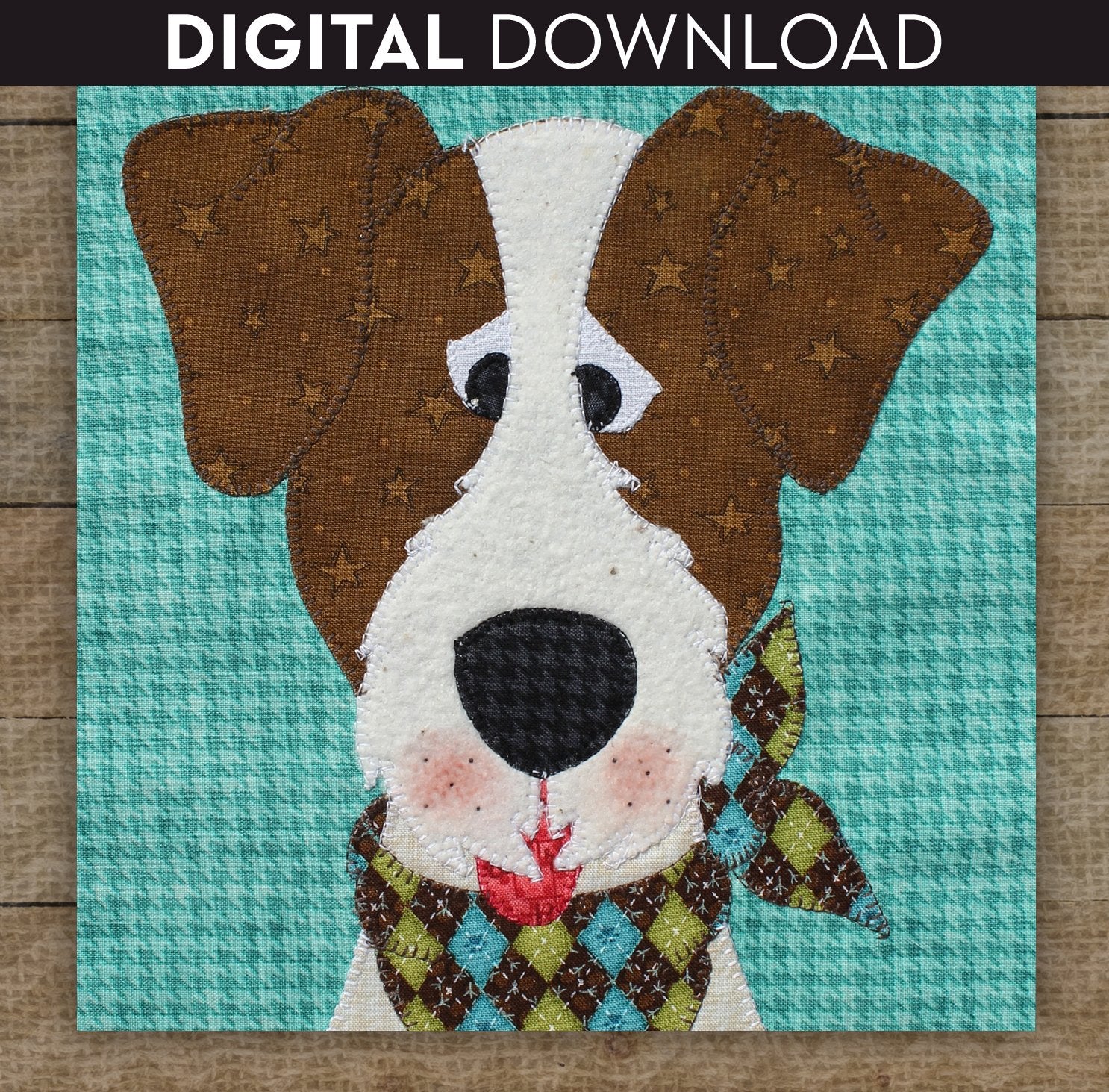 Jack Russell Terrier Applique