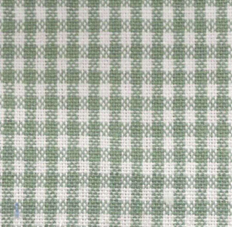 Tea Towel Mini Check Light Green/White