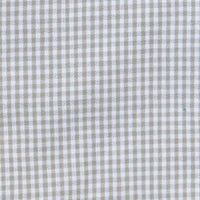 Tea Towel Mini Check Taupe/ White
