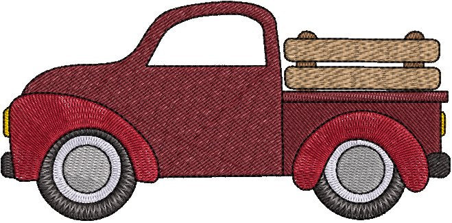 LeRoy Farm Truck Embroidery - Download