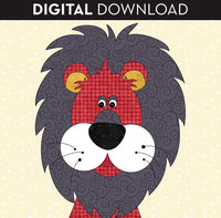 Lion Head Applique