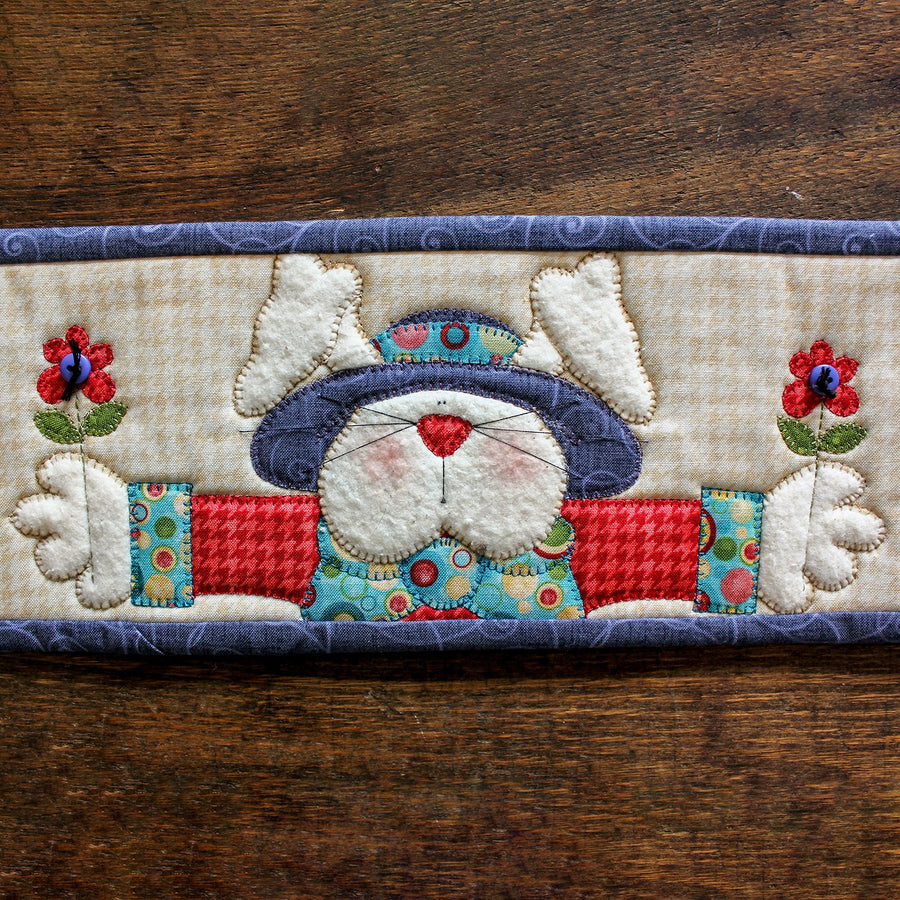 Little Girl Bunny Applique