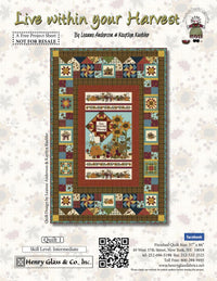 Live Within Your Harvest Quilt 1 Pattern (FREE Digital Download)
