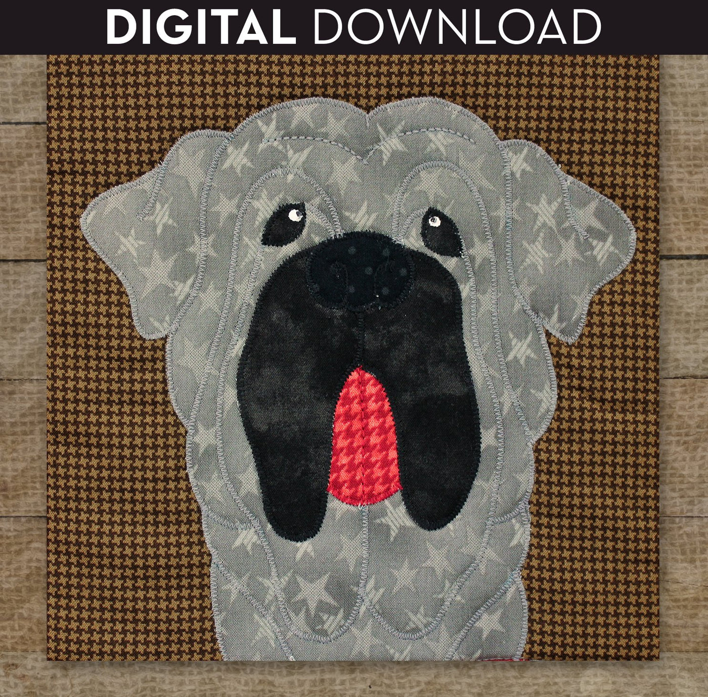 Mastiff Applique