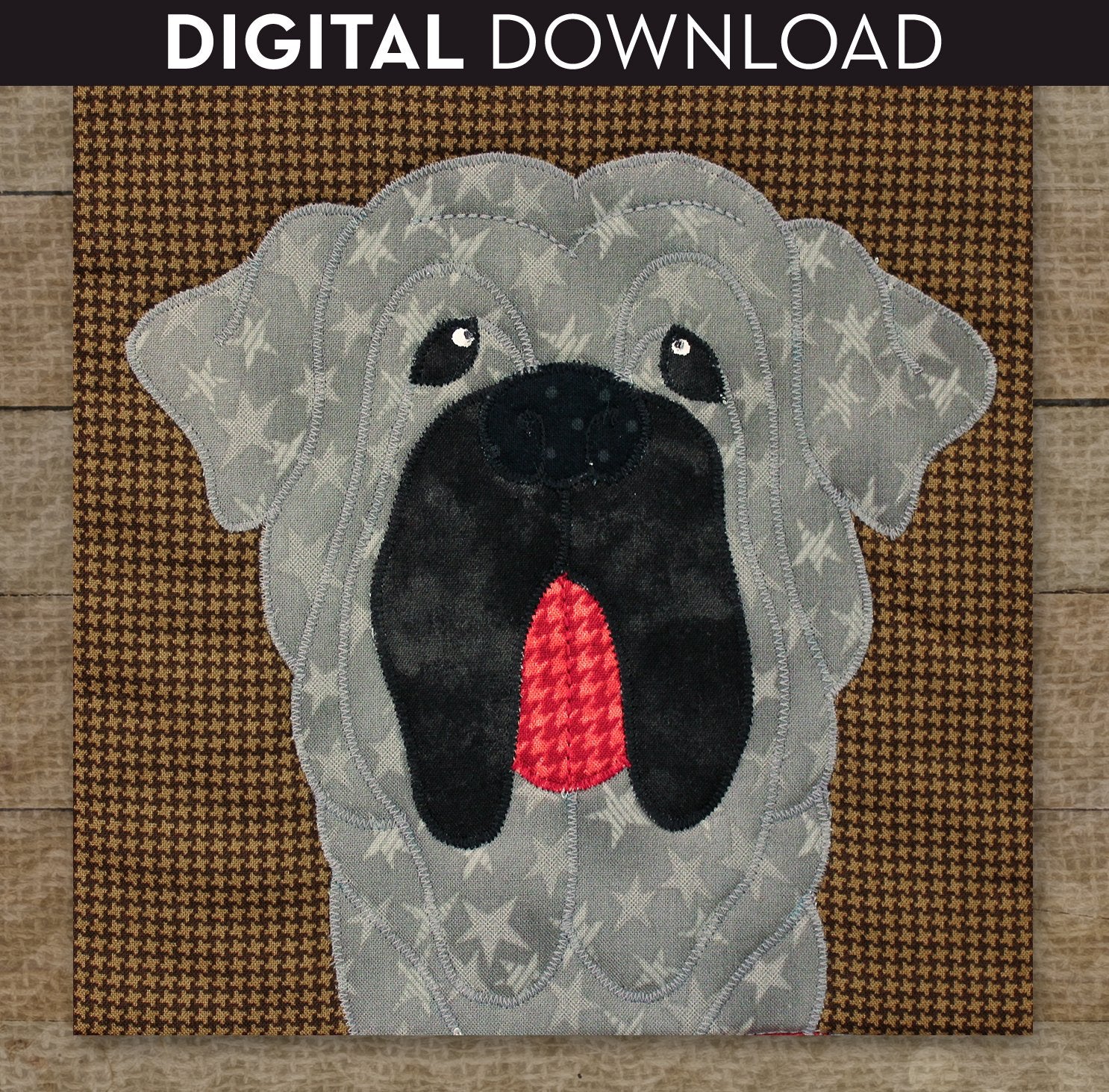 Mastiff Applique