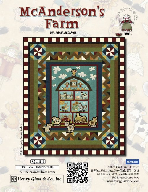 McAnderson's Farm Quilt 1 Pattern (FREE Digital Download)