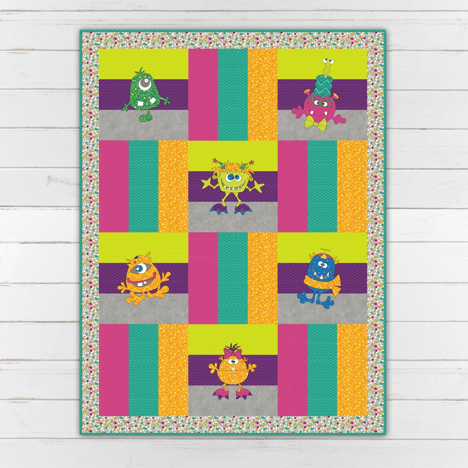 Monster Mania Quilt Pattern