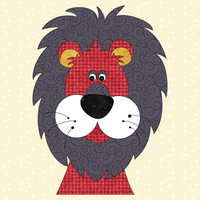 Lion Head Applique