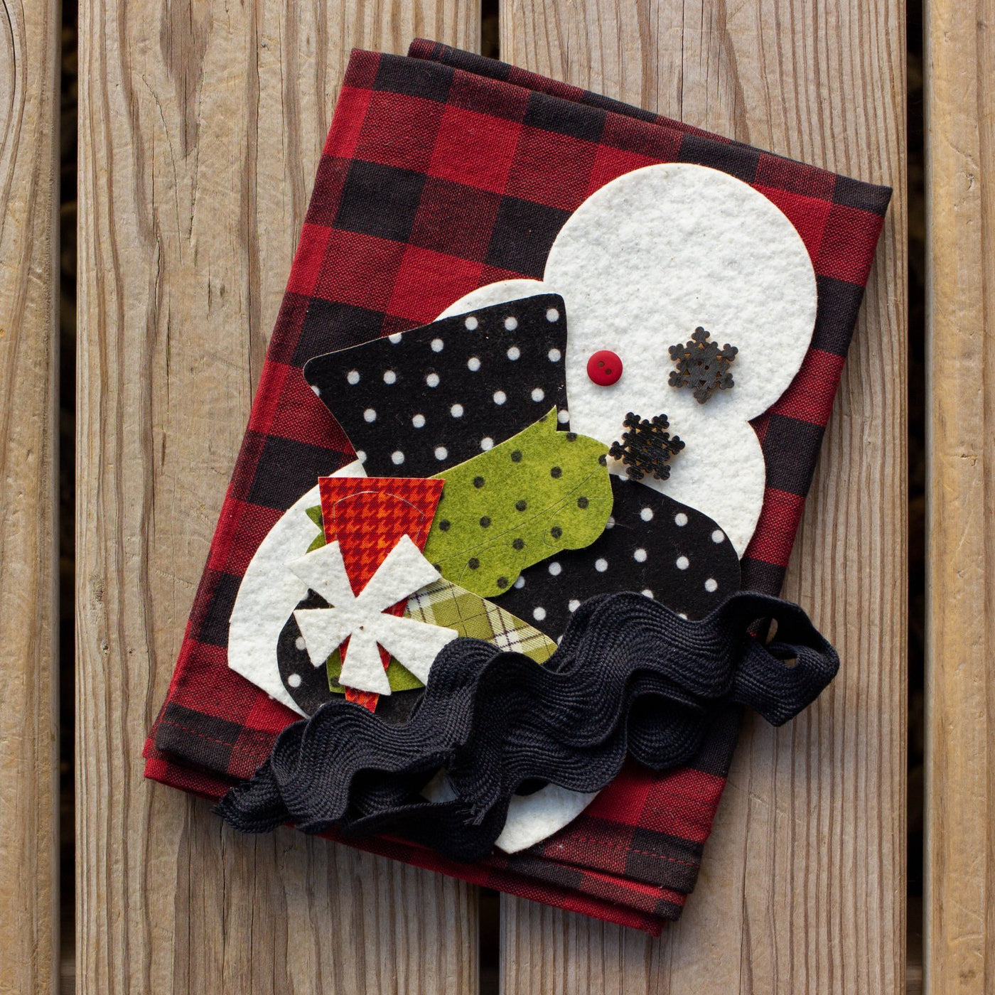 Mr. Flake Applique Tea Towel Kit