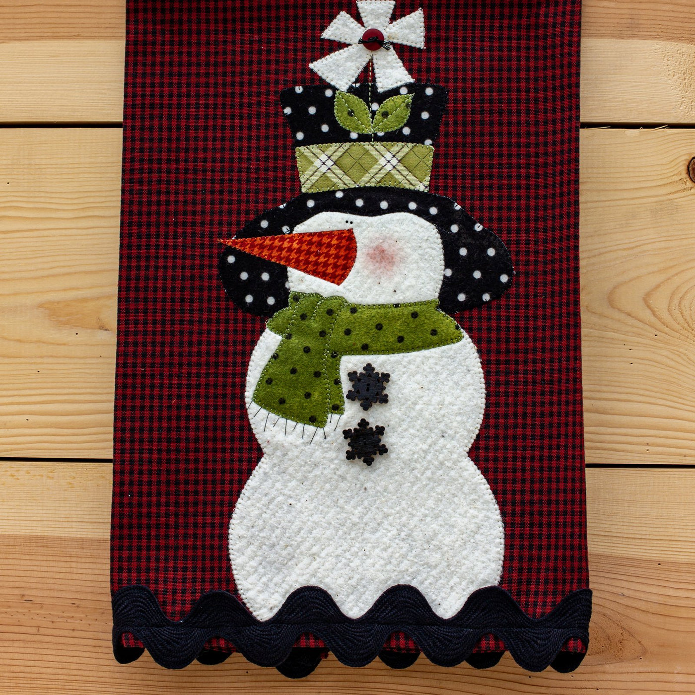 Mr. Flake Applique Tea Towel Kit