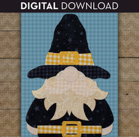 Mr. Pilgrim Gnome Applique