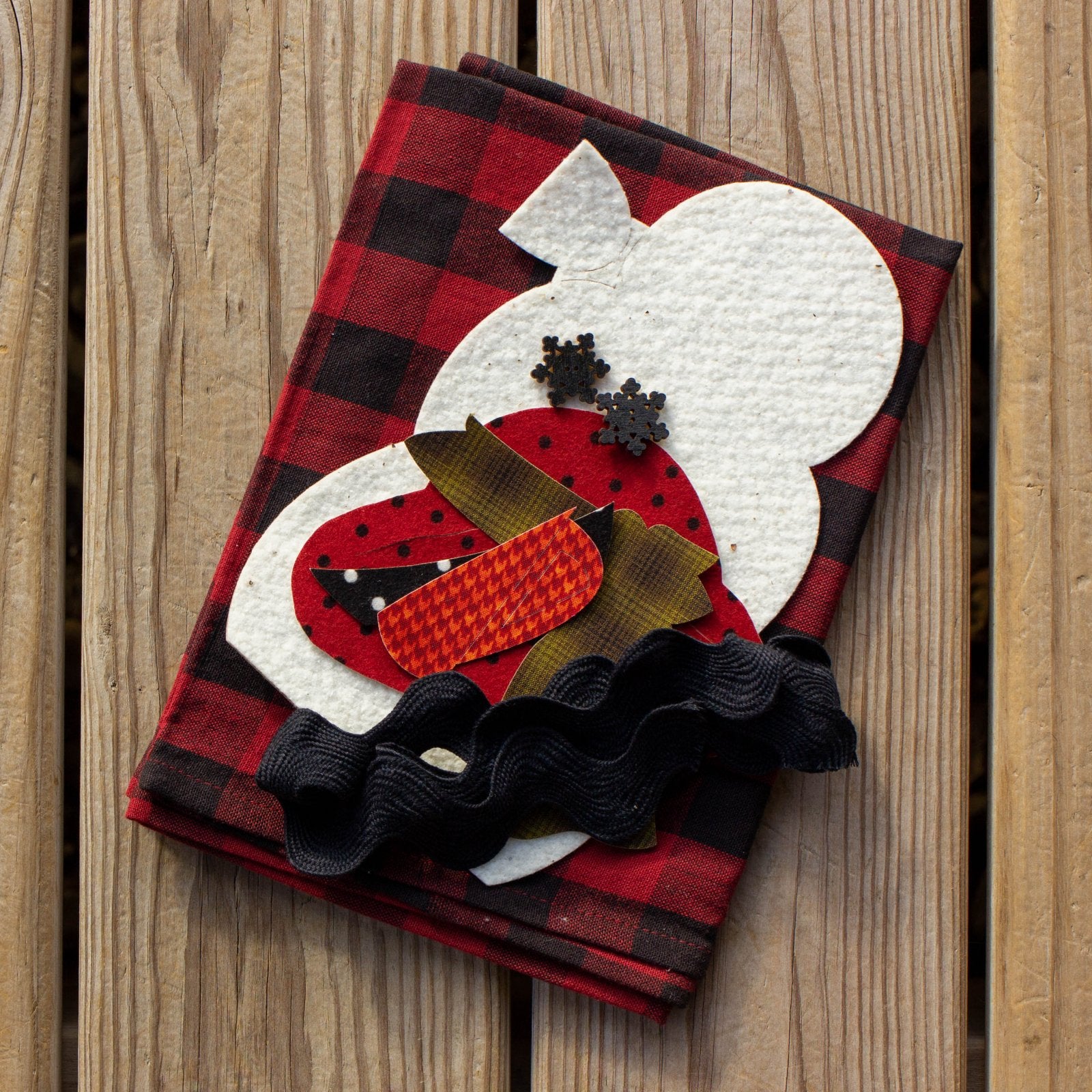 Mrs. Flake Applique Tea Towel Kit