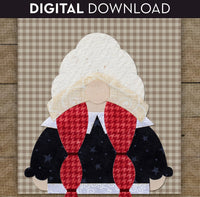 Mrs. Pilgrim Gnome Applique