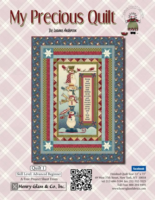 My Precious Quilt Quilt 1 Pattern (FREE Digital Download)