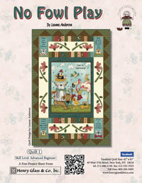 No Fowl Play Quilt 1 Pattern (FREE Digital Download)