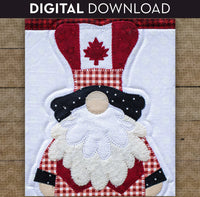 O Canada Gnome Applique