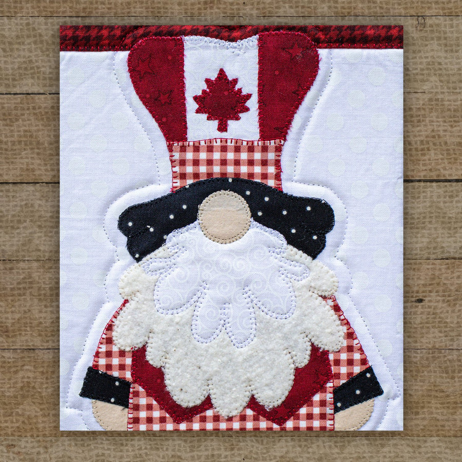 O Canada Gnome Applique