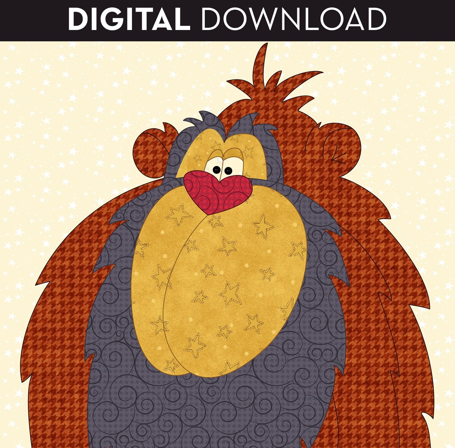 Orangutan Applique