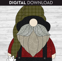 Papa Gnome Applique