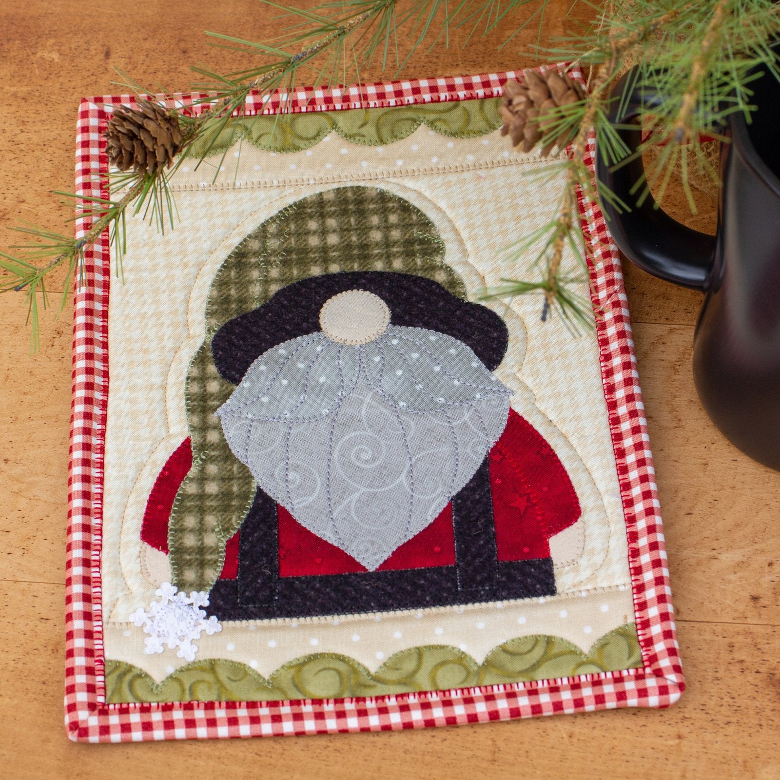 Papa Gnome Mug Rug Kit