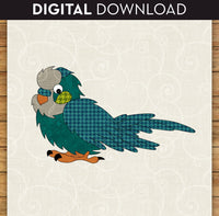 Parakeet Applique