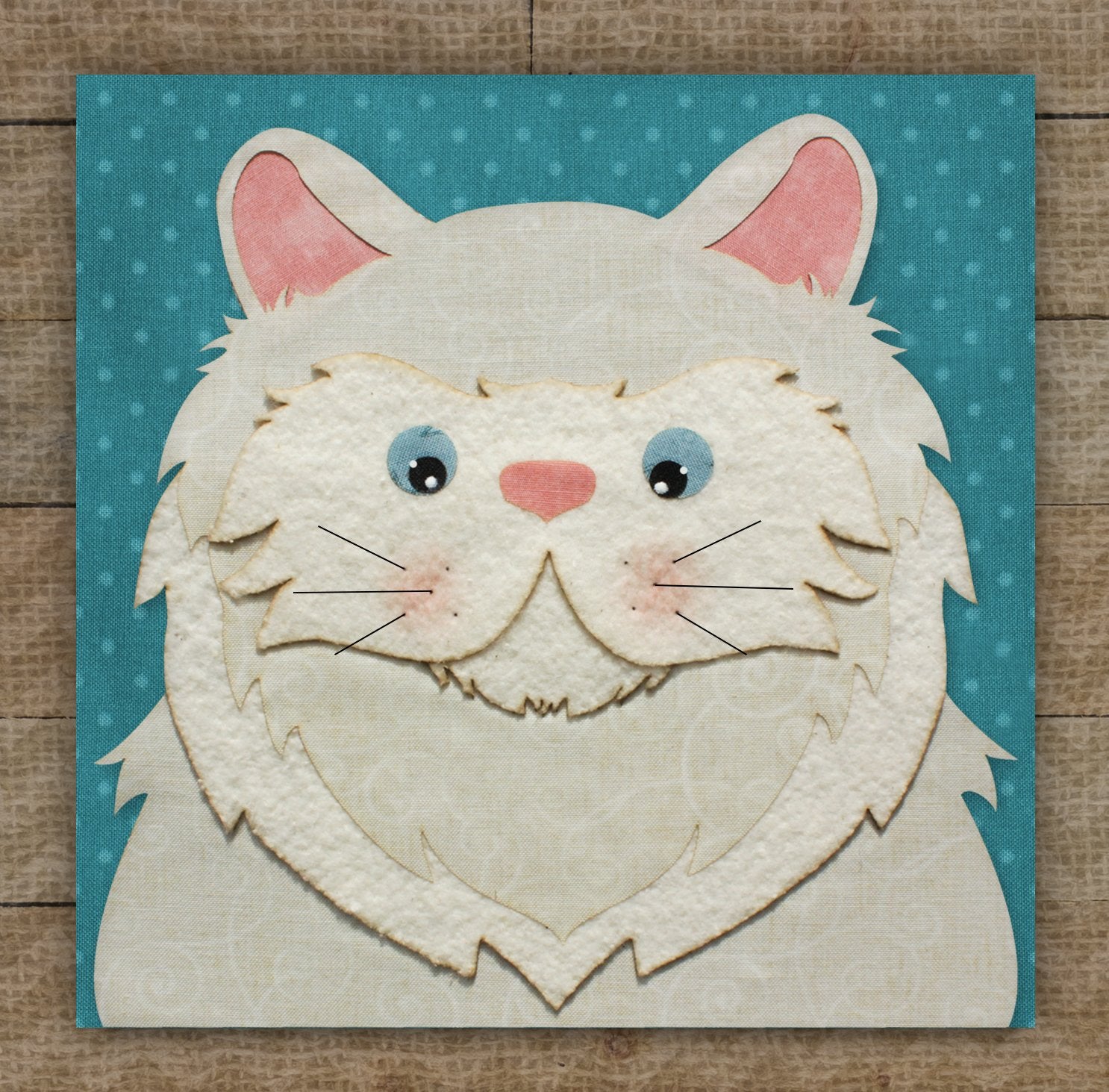 Persian Cat 2 Applique