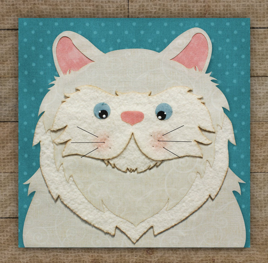 Persian Cat 2 Applique
