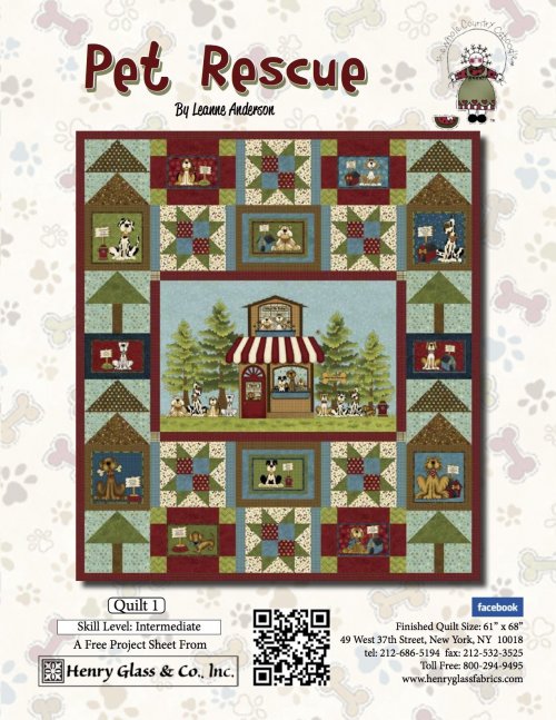 Pet Rescue Quilt 1 Pattern (FREE Digital Download)