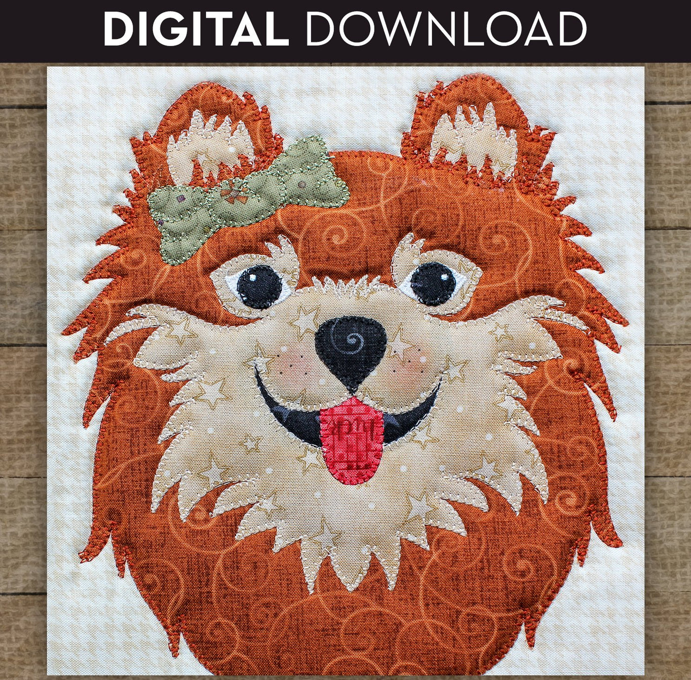 Pomeranian Applique