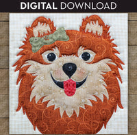 Pomeranian Applique