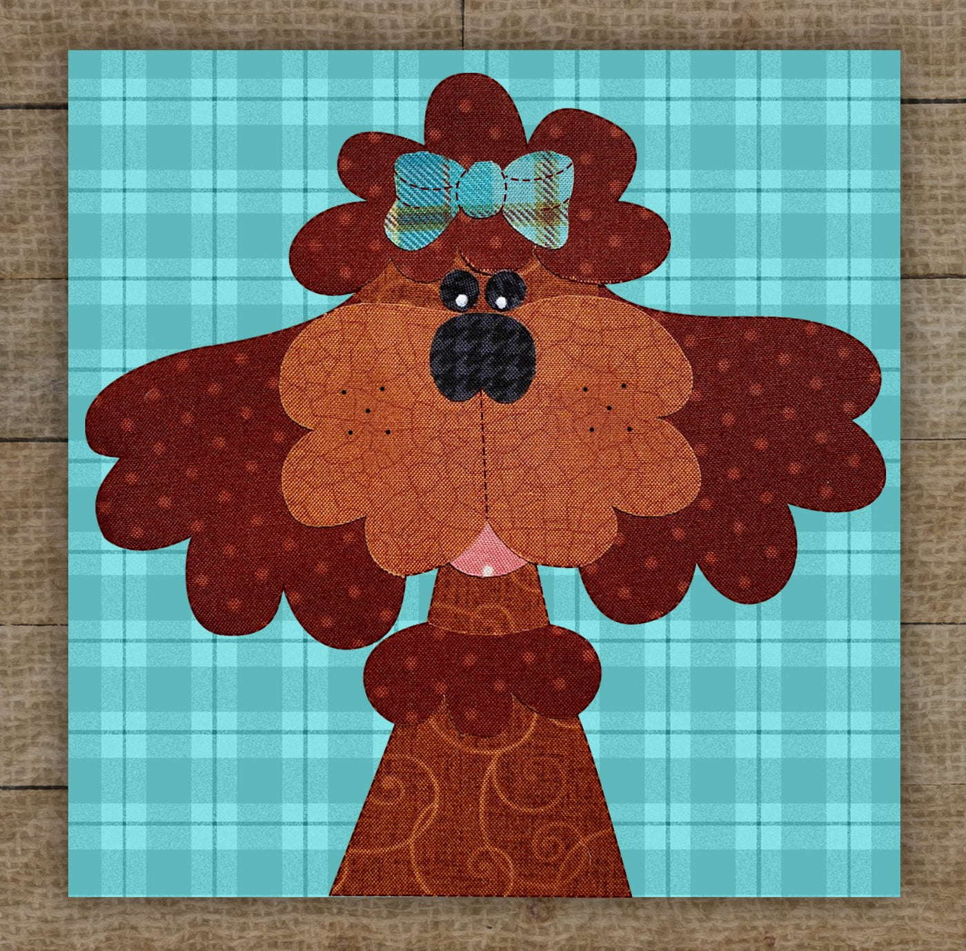 Poodle Applique