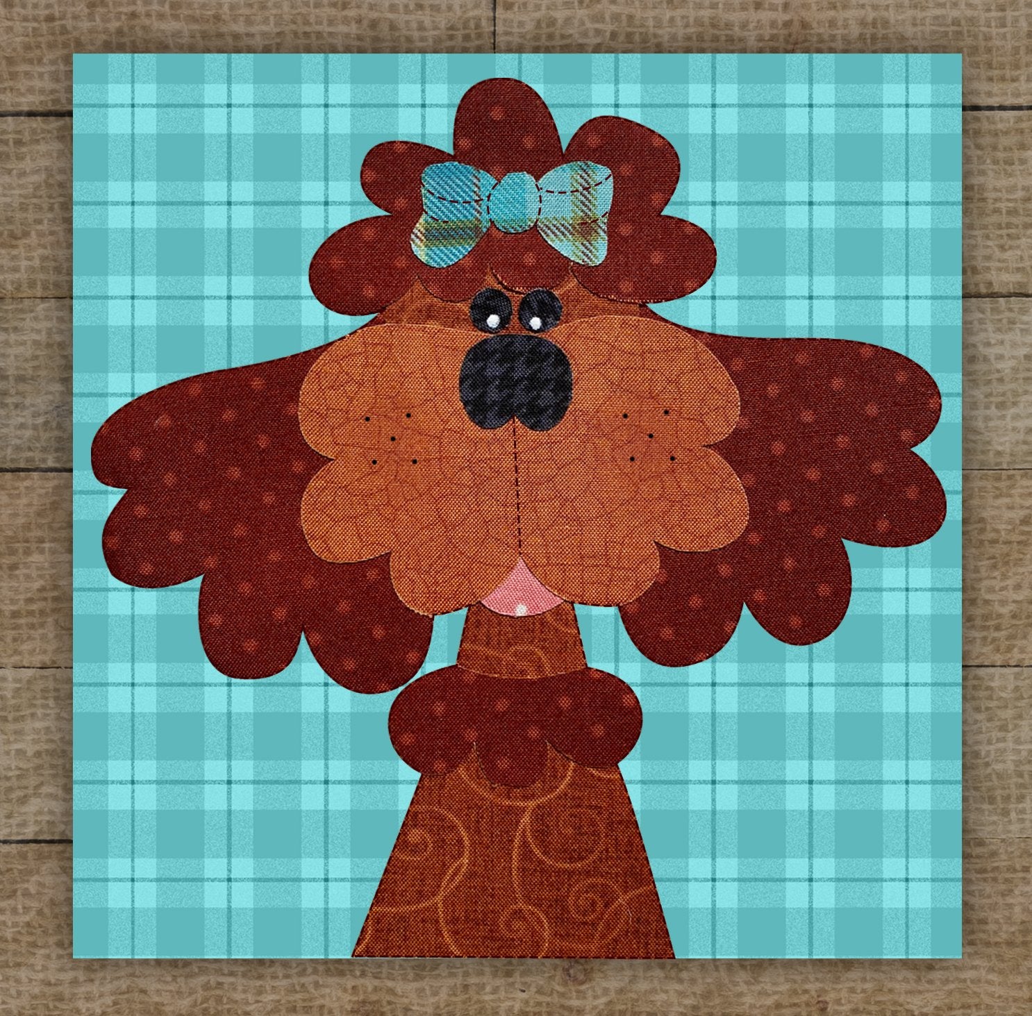 Poodle Applique