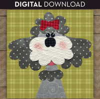 Poodle Applique