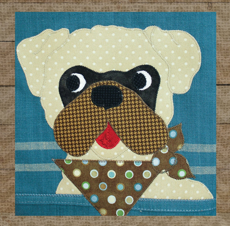 Pug Applique