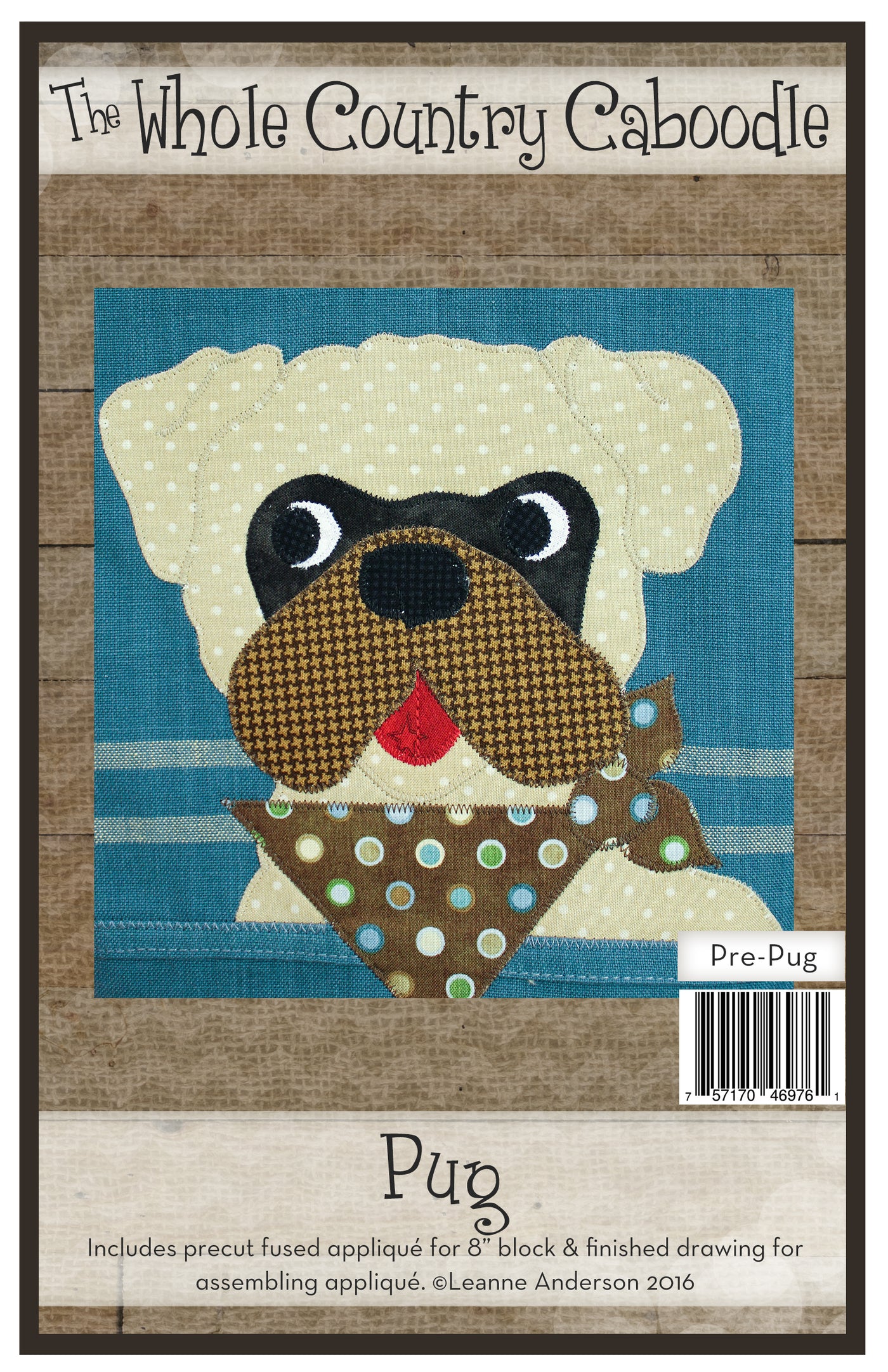Pug Applique