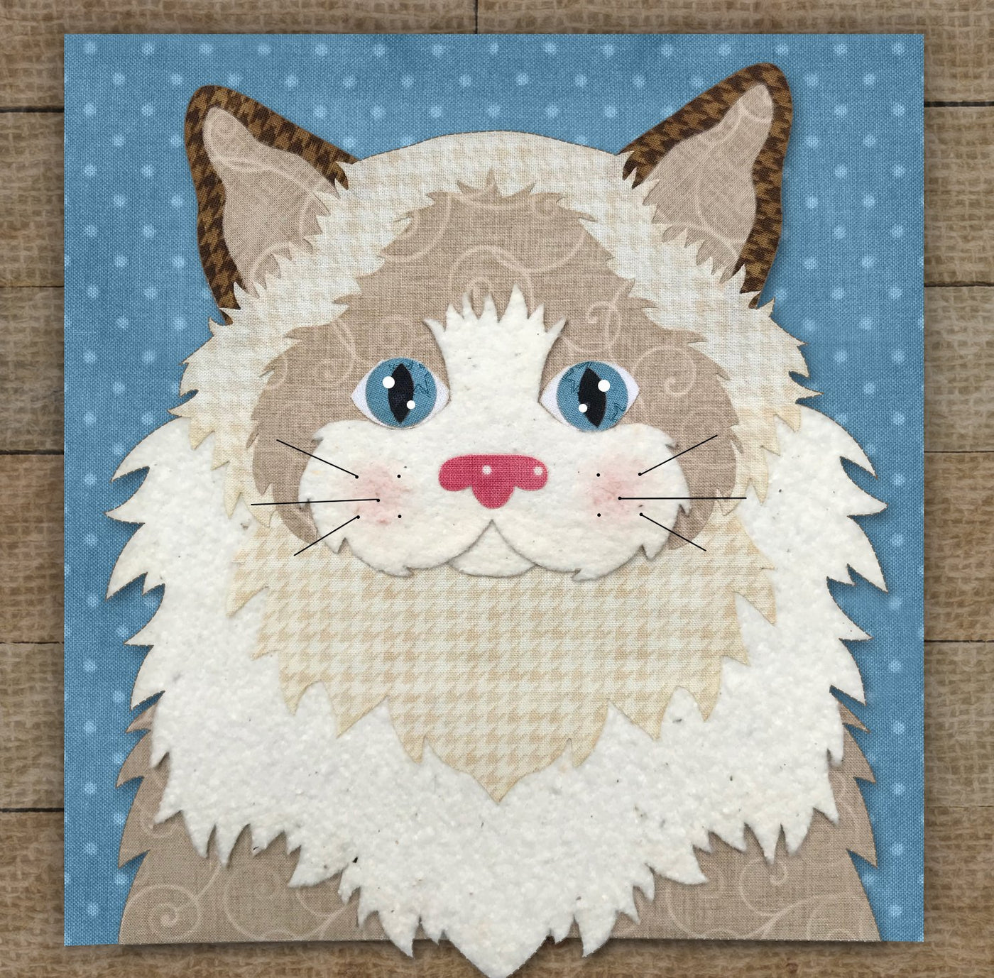 Ragdoll Cat Applique