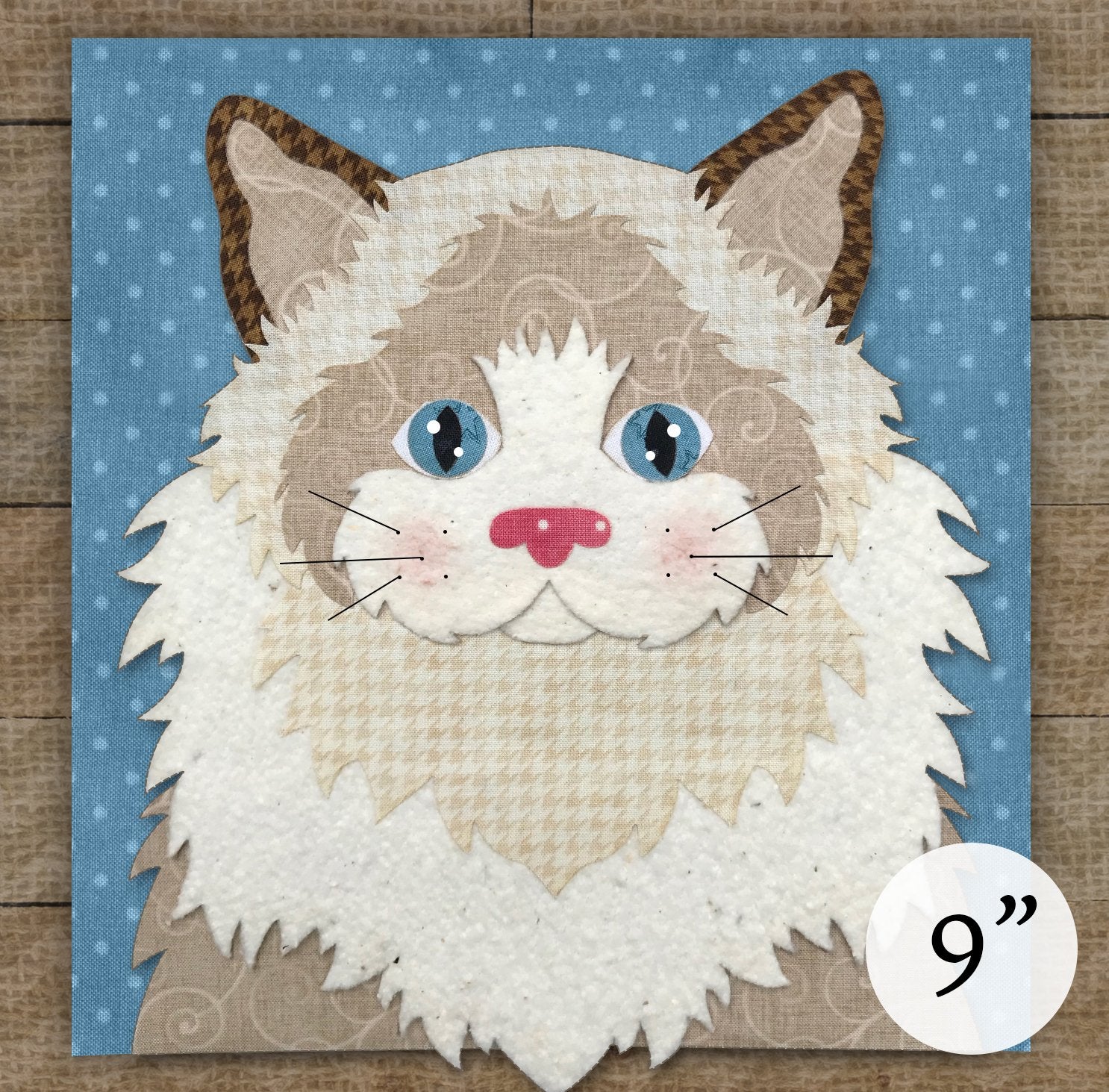 Ragdoll Cat Applique