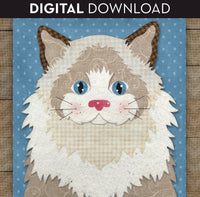 Ragdoll Cat Applique
