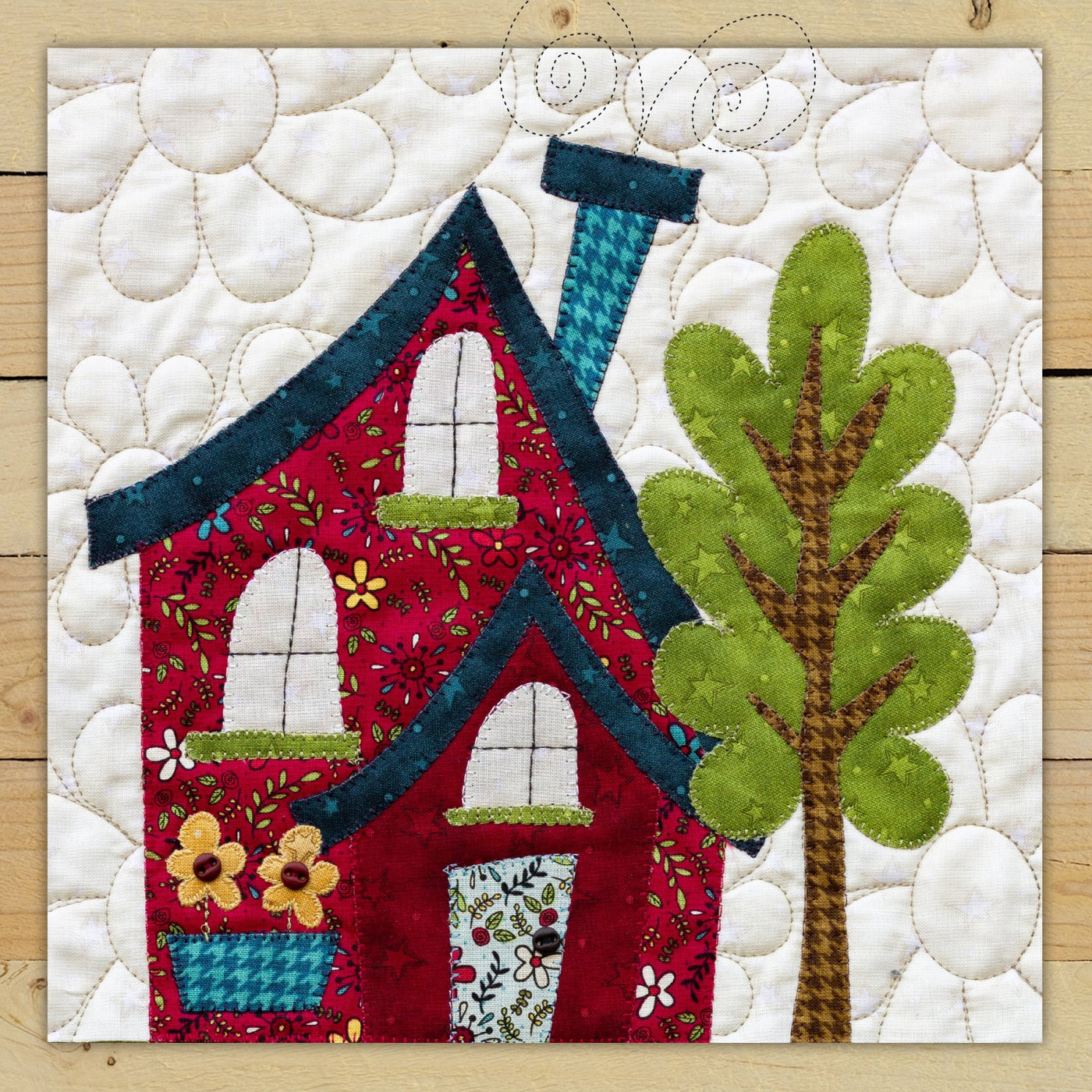 Red House Applique