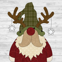 Reindeer Gnome Applique