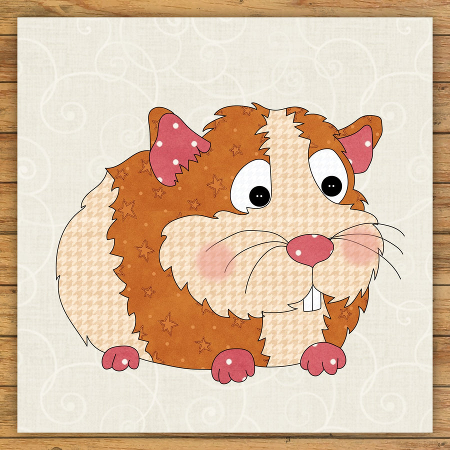 Guinea Pig Applique