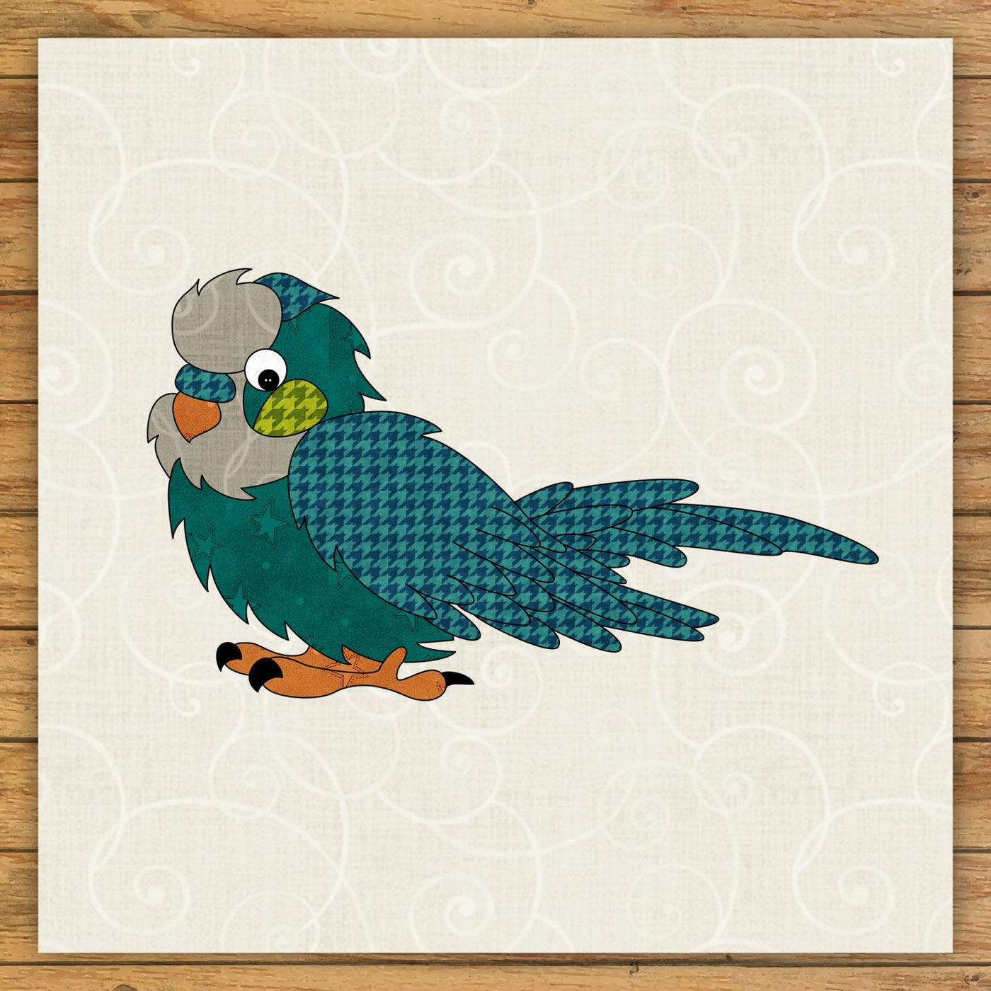 Parakeet Applique