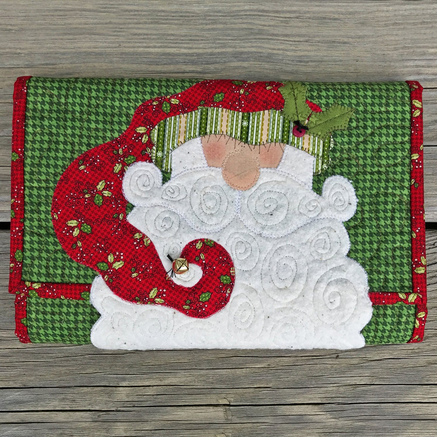 Santa Swirly Beard Doodle Pad Pattern