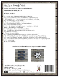 Santa & Friends Pattern