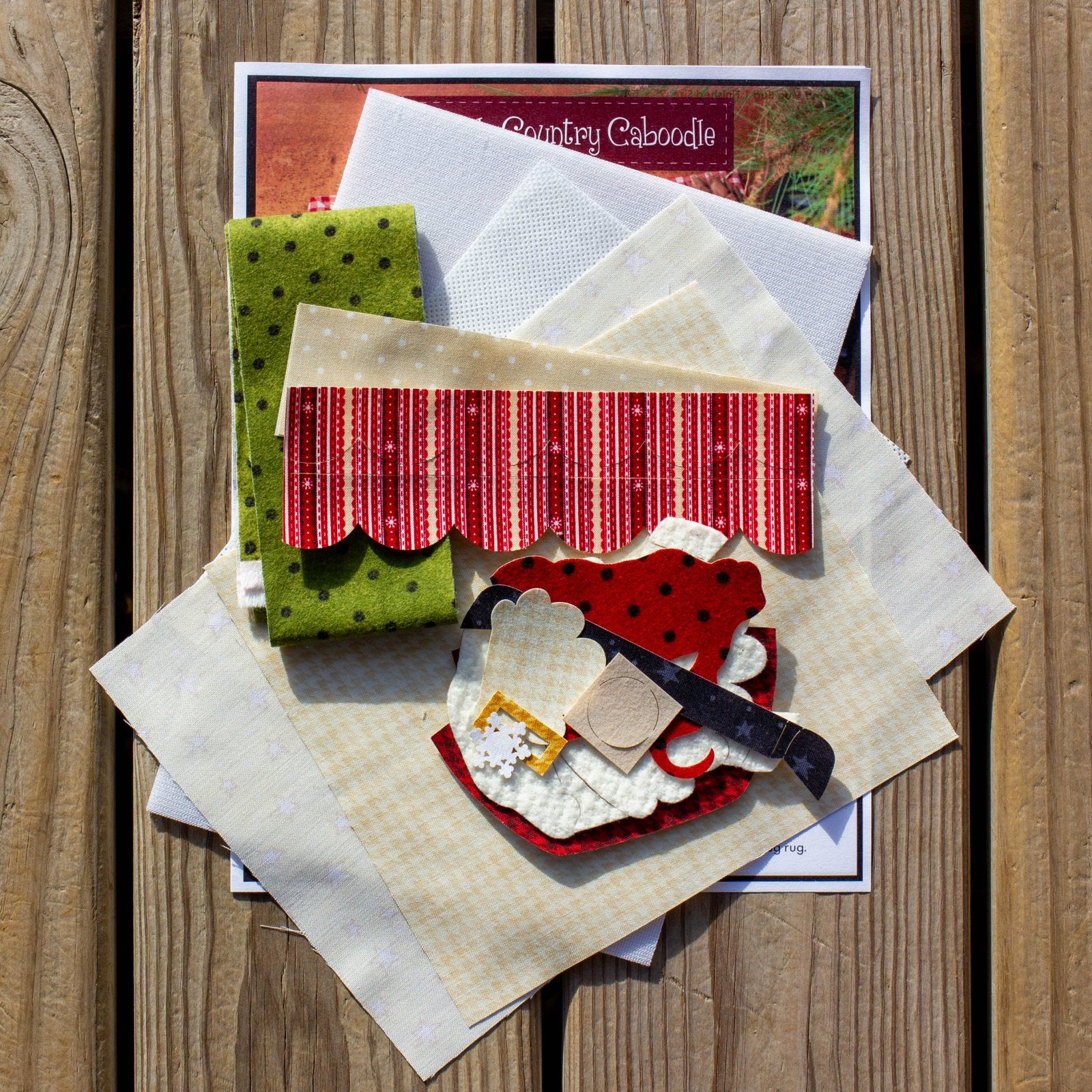Santa Gnome Mug Rug Kit