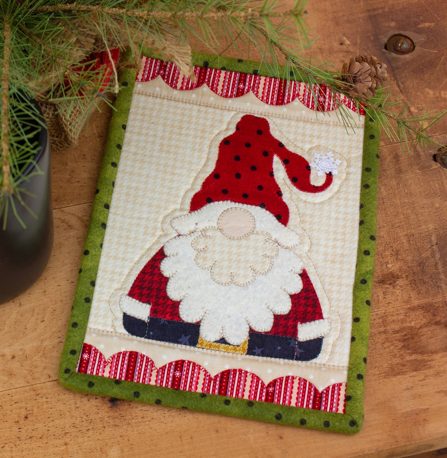 Santa Gnome Mug Rug Kit